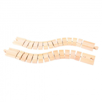 Bigjigs Rail Ohybná koľaj 2 kusy