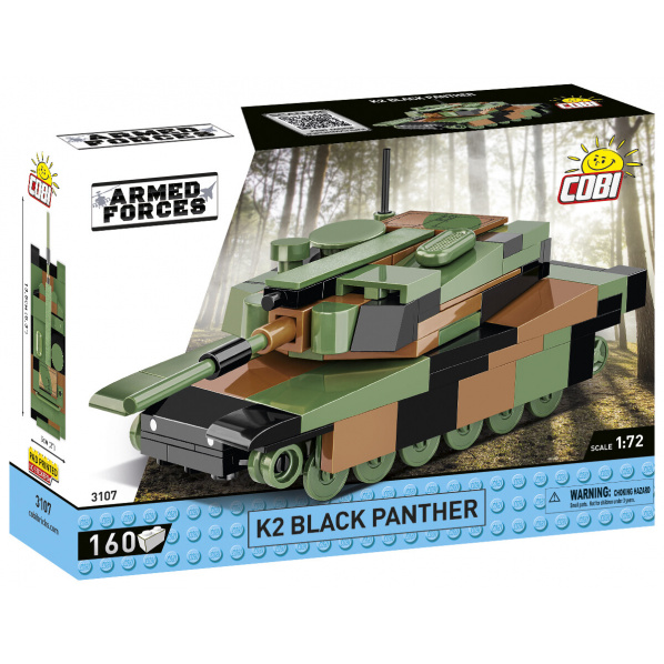 COBI 3107 Juhokórejský tank K2 BLACK PANTHER