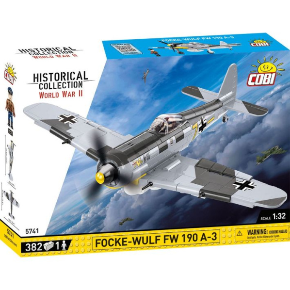 Cobi 5741 nemecké lietadlo Focke-Wulf FW 190-A3 Cobi 5741 nemecké lietadlo Focke-Wulf FW 190-A3