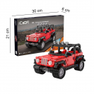 CaDA C52027W Smash Off-Roader Pull-back Off-Roader červený