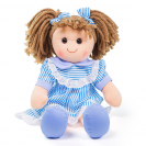 Bigjigs Toys – Látková bábika Amelia 38 cm