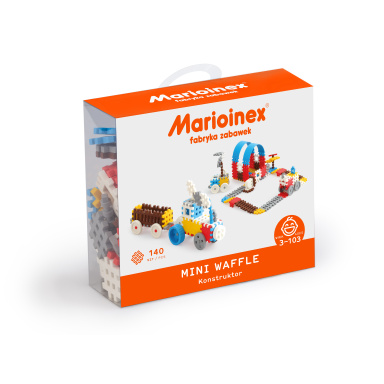 Marioinex MINI WAFLE – 140 ks Konštruktér (chlapci)
