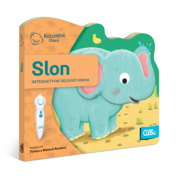 Albi Kouzelné čtení Minikniha s výsekem - Slon Albi Kouzelné čtení Minikniha s výsekem - Slon