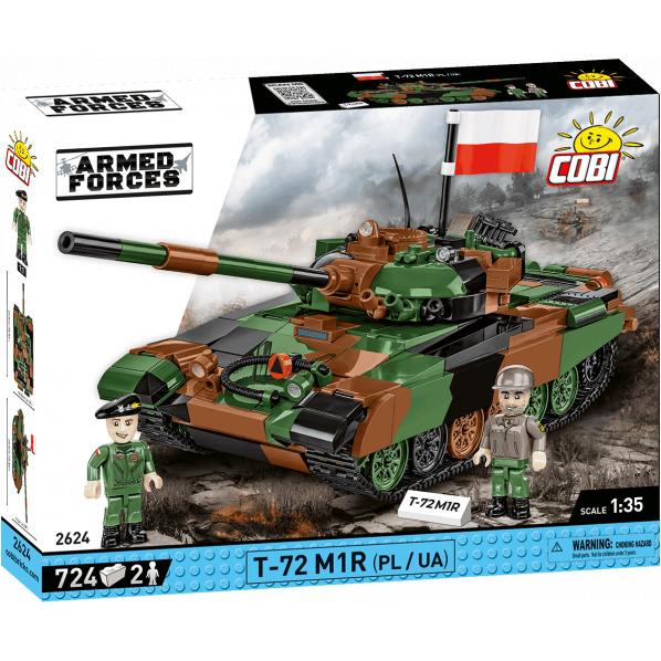 Cobi 2624 tank T72 M1R (Poľsko/Ukrajina), Armed Forces Cobi 2624 tank T72 M1R (Poľsko/Ukrajina), Armed Forces