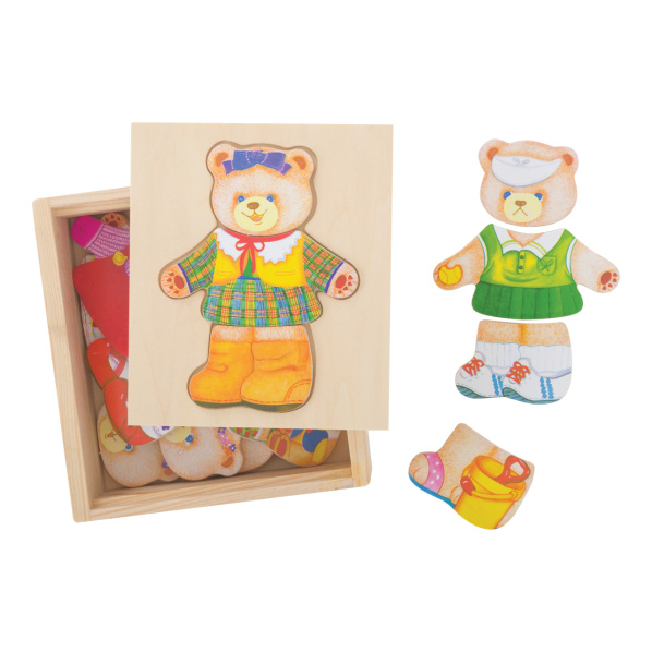 Bigjigs Toys Oblékací puzzle Paní medvědice Bigjigs Toys Oblékací puzzle Paní medvědice