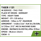 COBI 3095 Nemecký tank Tiger č. 131