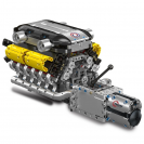 Mould King 10202 Automobilový 12-valcový motor LAMBO V12 s prevodovkou