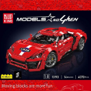 Mould King 13190 Športový automobil W Motors Lykan R/C