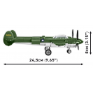 COBI 5882 Americké stíhacie lietadlo Lockheed P-38 Lightning