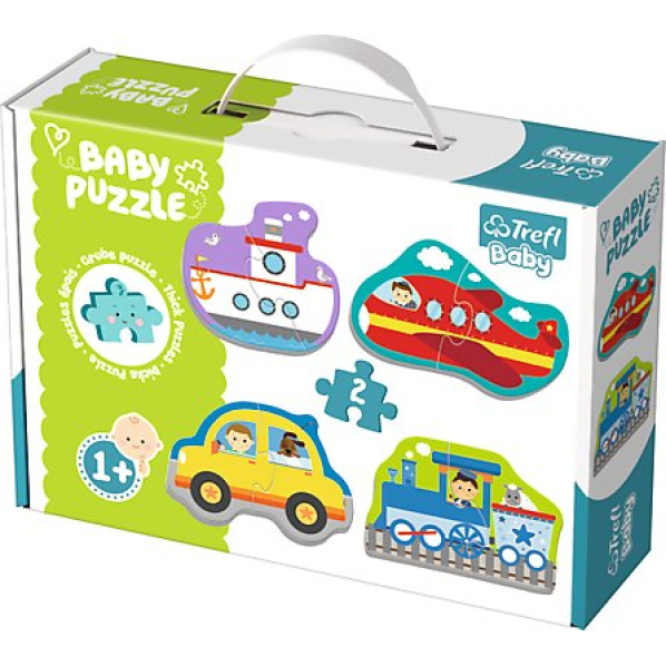 TREFL Baby puzzle Doprava 4×2 dieliky TREFL Baby puzzle Doprava 4×2 dieliky