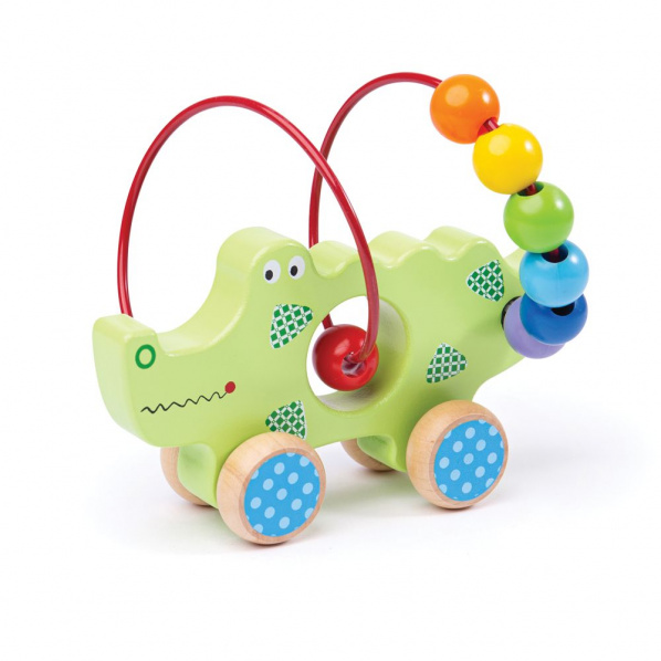 Bigjigs Baby Motorický labyrint krokodýl Bigjigs Baby Motorický labyrint krokodýl