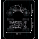 Mould King 18021 Monster terénne vozidlo R/C