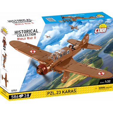 COBI 5751 Poľské bombardovacie lietadlo PZL.23 Karas