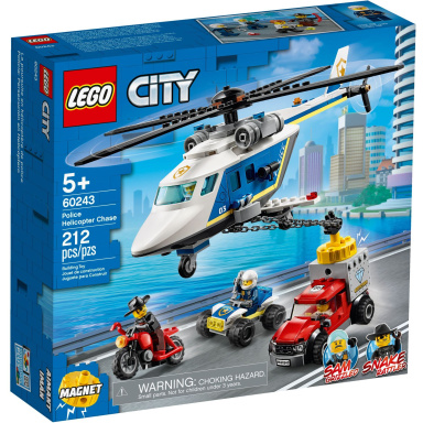 LEGO City 60243 Prenasledovanie s policajnou helikoptérou