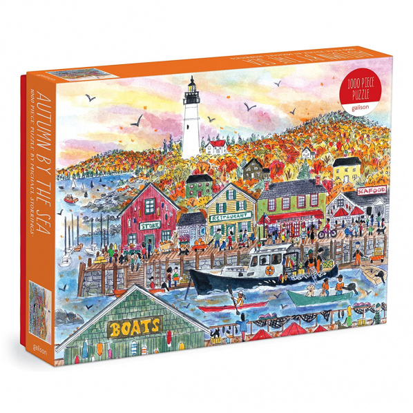 Galison Puzzle Podzim u moře 1000 dílků Galison Puzzle Podzim u moře 1000 dílků
