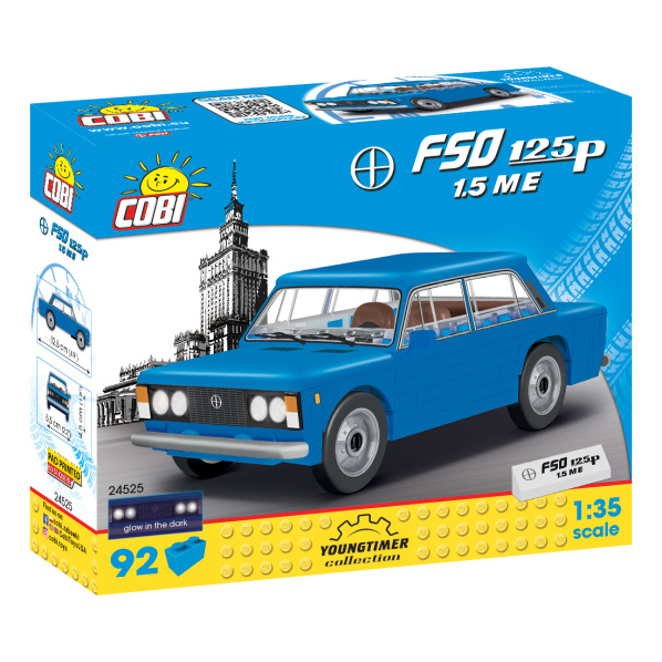 Cobi 24525 Youngtimer FSO 125p 1,5 ME, 1 : 35, 92 k