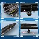 Reobrix 33041 Špionážne lietadlo SR-71 Blackbird 