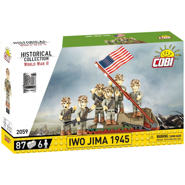 COBI 2059 Vztýčenie vlajky na Iwo Jime 1945
