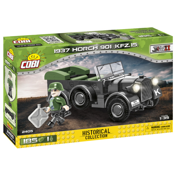 Cobi 2405 Nemecké terénné vozidlo1937 Horch 901 Kfz. 15 Cobi 2405 Nemecké terénné vozidlo1937 Horch 901 Kfz. 15