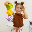 Qbi 129 Creator Infinite STEM Track – kreatívna magnetická stavebnica s autíčkami