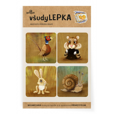 Lesní svět všadeLEPKA vel. 1-018 - Mix na poli