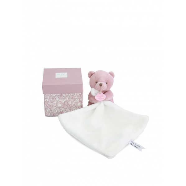 Doudou Můj malý medvídek 10 cm růžový