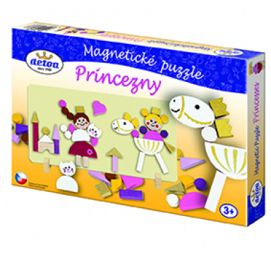 Detoa Magnetické puzzle princezné