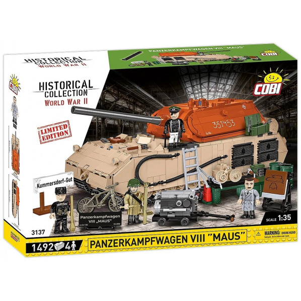 COBI 3137 Panzerkampfwagen VIII Maus COBI 3137 Panzerkampfwagen VIII Maus