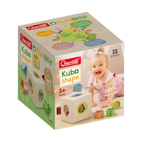 Quercetti 80240 PlayBio - Kubo Shape Quercetti 80240 PlayBio - Kubo Shape