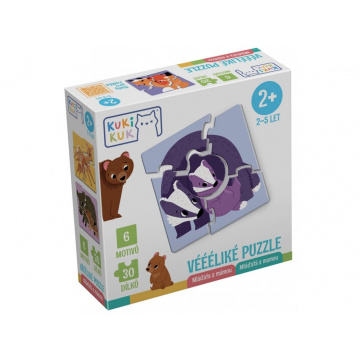 Betexa KukiKuk - Veľké puzzle Mláďatá s mamou
