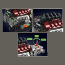 Mould King 10227 Automobilový motor Granturismo