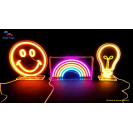2Kids Toys LED NEON LIGHT lampička Motýli