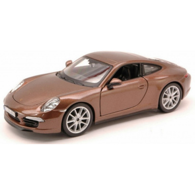 Bburago 1:24 Plus Porsche 911 Carrera S Metallic Brown