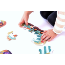 Betexa KukiKuk - Vééliké puzzle Stavebné stroje