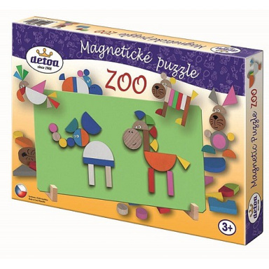 Detoa Magnetické puzzle ZOO