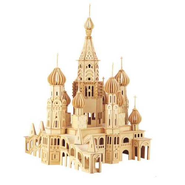 Woodcraft Dřevěné 3D puzzle kostel Petersburg Woodcraft Dřevěné 3D puzzle kostel Petersburg