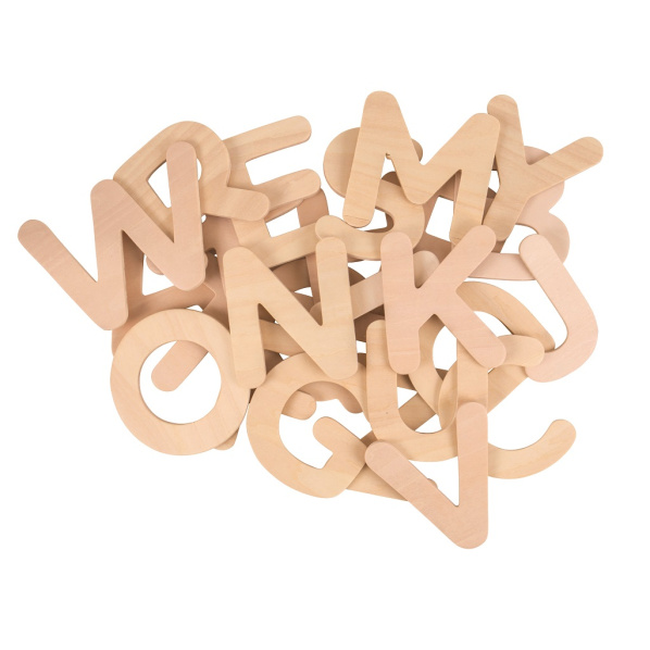 Bigjigs Toys Dřevěná abeceda velká písmena Bigjigs Toys Dřevěná abeceda velká písmena