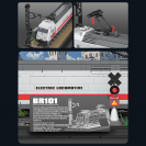 Reobrix 66802 Elektrická lokomotíva BR101 