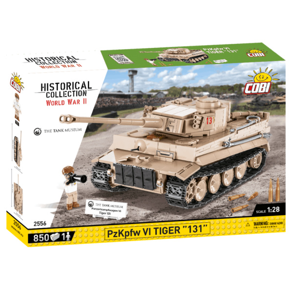 Cobi 2556 Nemecký tank Tiger 131 Sd.Kfz. 181 Panzerkampfwagen VI Ausf. E Cobi 2556 Nemecký tank Tiger 131 Sd.Kfz. 181 Panzerkampfwagen VI Ausf. E