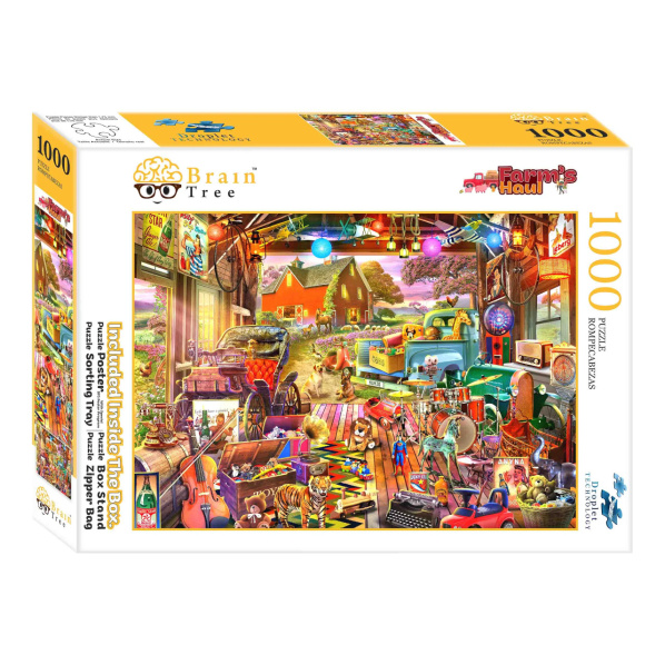 Brain Tree Puzzle Zásoba hraček 1000 dílků Brain Tree Puzzle Zásoba hraček 1000 dílků