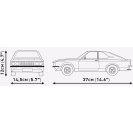 COBI 24339 Youngtimer Automobil Opel Manta A 1970