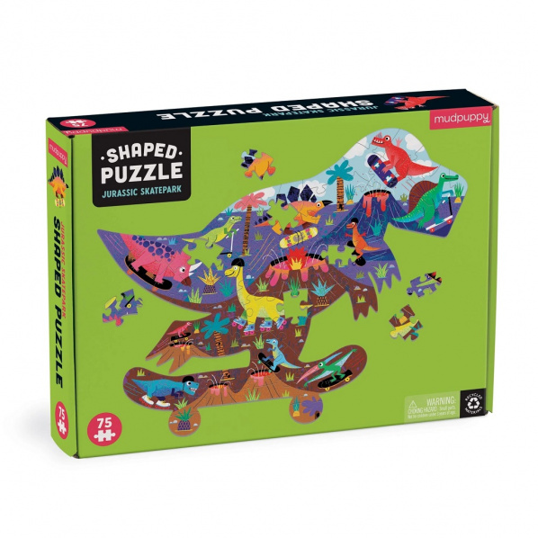 Mudpuppy Puzzle Jurský skatepark 75 dílů Mudpuppy Puzzle Jurský skatepark 75 dílů