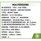 Cobi 2564 tank M26 Pershing T26E3