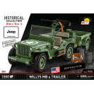 COBI 2804 Americký terénny automobil Jeep Willys s prívesom EXECUTIVE EDITION