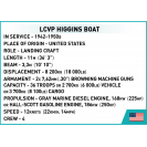 COBI 4849 Americký výsadkový čln Higgins Boat