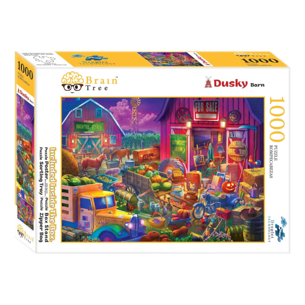 Brain Tree Puzzle Soumrak na dvorku 1000 dílků Brain Tree Puzzle Soumrak na dvorku 1000 dílků