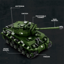 Reobrix 77030 Tank Sherman M4A3E8 – World of Tanks