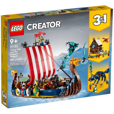 LEGO® Creator 31132 Vikinská loď a morský had