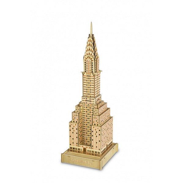 Woodcraft Dřevěné 3D puzzle Chrysler Building - 76 dílků