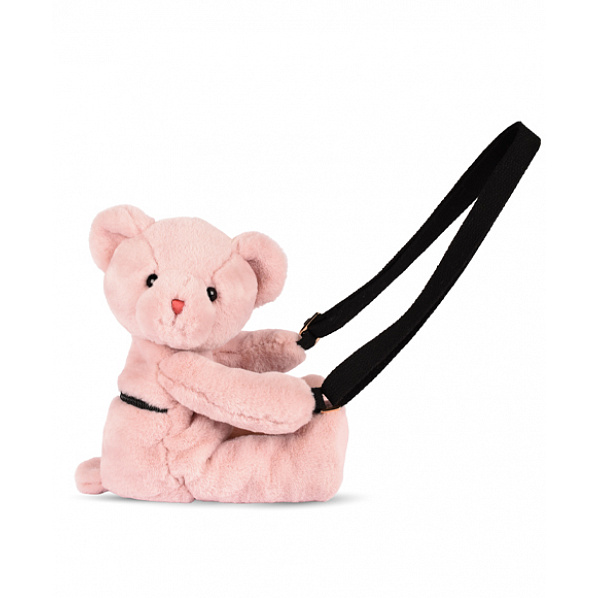 Doudou Plyšová taška přes rameno Medvídek růžový 30 cm Doudou Plyšová taška přes rameno Medvídek růžový 30 cm